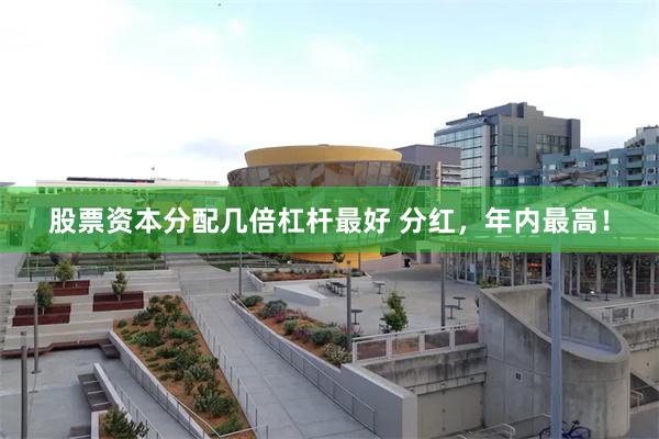 股票资本分配几倍杠杆最好 分红，年内最高！