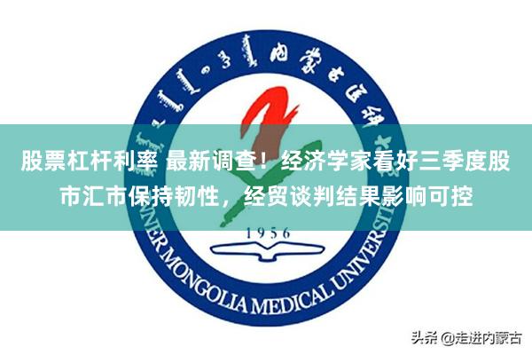 股票杠杆利率 最新调查！经济学家看好三季度股市汇市保持韧性，经贸谈判结果影响可控